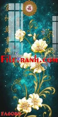 Ảnh gốc File gốc in bộ tranh decor treo tráng gương canvas FA6080 (độ nét cao) in mica