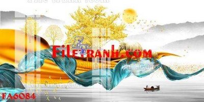 File tranh gốc PSD File gốc in bộ tranh decor treo tráng gương canvas FA6084 còn nguyên layer