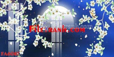 File in ấn File gốc in bộ tranh decor treo tráng gương canvas FA6087 (bản gốc) sắc nét