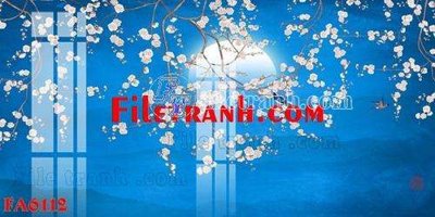 File ảnh File gốc in bộ tranh decor treo tráng gương canvas FA6112 (gốc) cho trang trí nội thất