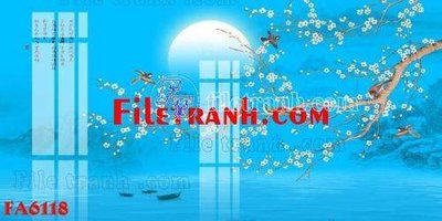 Tải file File gốc in bộ tranh decor treo tráng gương canvas FA6118 (gốc) in tranh tráng gương