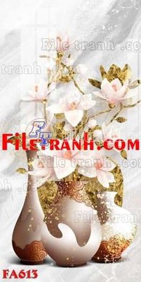 File tranh PSD File gốc in bộ tranh decor treo tráng gương canvas FA613 chất lượng cao