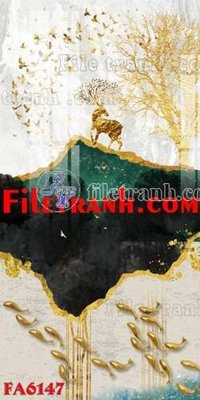 File gốc File gốc in bộ tranh decor treo tráng gương canvas FA6147 (chuẩn màu) cho in offset