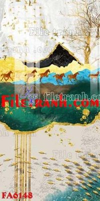 File in ấn chuyên nghiệp File gốc in bộ tranh decor treo tráng gương canvas FA6148 (file gốc)
