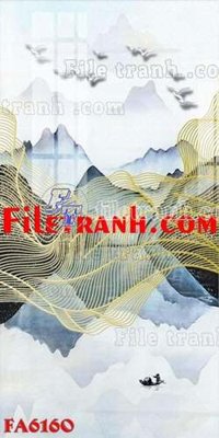 Download file tranh File gốc in bộ tranh decor treo tráng gương canvas FA6160 (file gốc PSD)