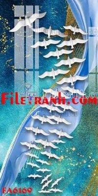 Tải về hình ảnh gốc File gốc in bộ tranh decor treo tráng gương canvas FA6169 sắc nét