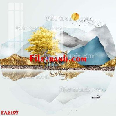 Download file gốc File gốc in bộ tranh decor treo tráng gương canvas FA6197 (dùng cho in ấn)