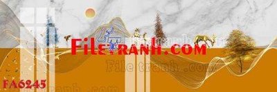 File tranh File gốc in bộ tranh decor treo tráng gương canvas FA6245 (ảnh gốc) chi tiết rõ ràng