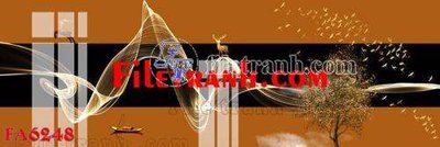 File gốc File gốc in bộ tranh decor treo tráng gương canvas FA6248 (in tráng gương) hiện đại