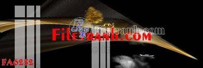 File tranh PSD File gốc in bộ tranh decor treo tráng gương canvas FA6252 chất lượng cao