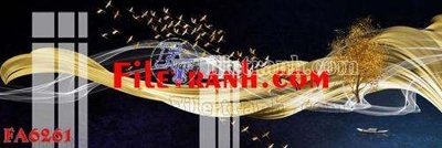 File ảnh File gốc in bộ tranh decor treo tráng gương canvas FA6261 (gốc) cho trang trí nội thất