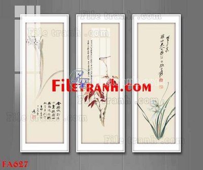 File gốc File gốc in bộ tranh decor treo tráng gương canvas FA627 (in tráng gương) nghệ thuật