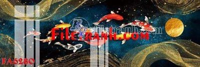 File gốc File gốc in bộ tranh decor treo tráng gương canvas FA6280 (in 3D) nghệ thuật