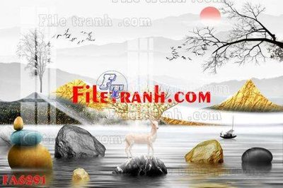 File ảnh File gốc in bộ tranh decor treo tráng gương canvas FA6291 (gốc) in backdrop sự kiện