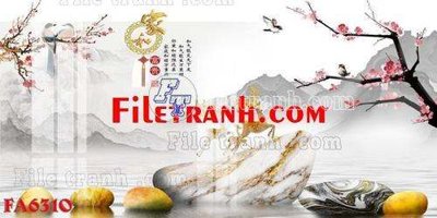 File gốc File gốc in bộ tranh decor treo tráng gương canvas FA6310 (vector) cho in ấn
