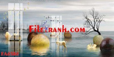 Chi tiết file ảnh File gốc in bộ tranh decor treo tráng gương canvas FA6386 sắc nét