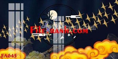 File in ấn chuyên nghiệp File gốc in bộ tranh decor treo tráng gương canvas FA645 (file gốc)