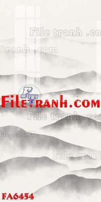 File gốc File gốc in bộ tranh decor treo tráng gương canvas FA6454 (in lụa) hoa văn cổ điển