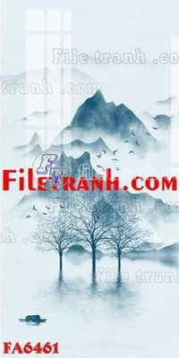 Mua file tranh gốc File gốc in bộ tranh decor treo tráng gương canvas FA6461 tại Filetranh.com