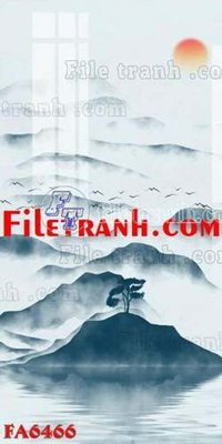 Ảnh gốc file in lụa File gốc in bộ tranh decor treo tráng gương canvas FA6466 chi tiết