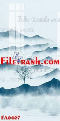 File tranh gốc File gốc in bộ tranh decor treo tráng gương canvas FA6467 (bản quyền) độc đáo