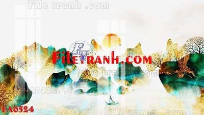 Download file File gốc in bộ tranh decor treo tráng gương canvas FA6524 (gốc) in mica cao cấp