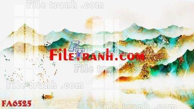 File in trần File gốc in bộ tranh decor treo tráng gương canvas FA6525 (bản gốc) trời sao
