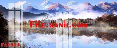 File gốc File gốc in bộ tranh decor treo tráng gương canvas FA6544 (thiết kế) độc quyền