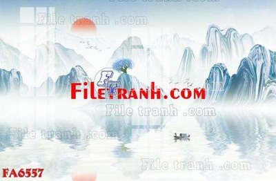 File tranh gốc File gốc in bộ tranh decor treo tráng gương canvas FA6557 chủ đề hiện đại