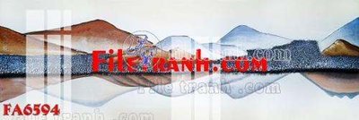 Download file gốc File gốc in bộ tranh decor treo tráng gương canvas FA6594 (in lụa) nghệ thuật