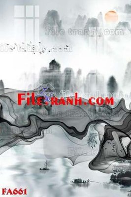 File in mica File gốc in bộ tranh decor treo tráng gương canvas FA661 (bản gốc) siêu trong
