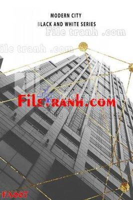 File in trần File gốc in bộ tranh decor treo tráng gương canvas FA667 (file gốc) hoa văn 3D