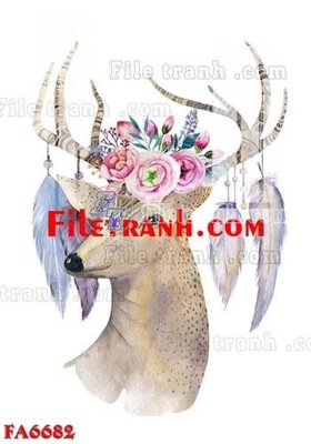 File tranh in trần 3D File gốc in bộ tranh decor treo tráng gương canvas FA6682 (ảnh gốc)