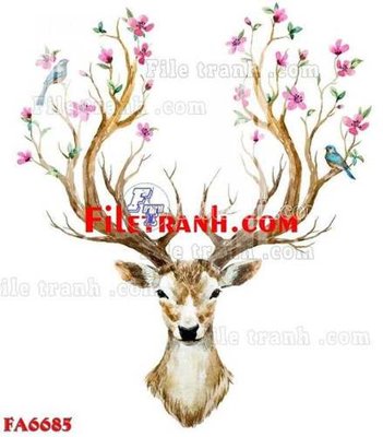 File tranh in mica File gốc in bộ tranh decor treo tráng gương canvas FA6685 (độ phân giải cao)