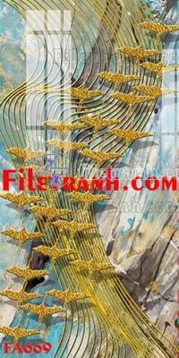 File in mica File gốc in bộ tranh decor treo tráng gương canvas FA669 (bản gốc) siêu trong