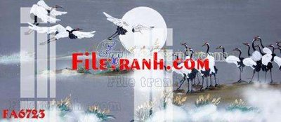 File tranh File gốc in bộ tranh decor treo tráng gương canvas FA6723 (gốc) in vải canvas