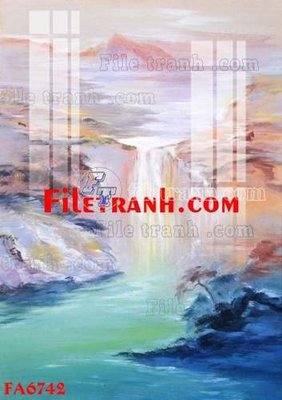 File in mica File gốc in bộ tranh decor treo tráng gương canvas FA6742 (bản gốc) sắc sảo