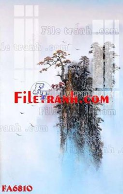 File gốc File gốc in bộ tranh decor treo tráng gương canvas FA6810 (phong cách) tối giản