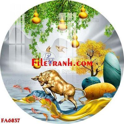 File tranh quảng cáo File gốc in bộ tranh decor treo tráng gương canvas FA6837 (file gốc) chuyên nghiệp