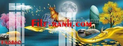 Tải file gốc File gốc in bộ tranh decor treo tráng gương canvas FA6860 (in khổ lớn) không mờ