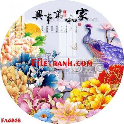 File in ấn File gốc in bộ tranh decor treo tráng gương canvas FA6868 (bản gốc) từ file gốc