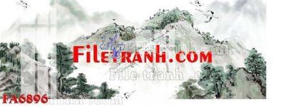 File tranh File gốc in bộ tranh decor treo tráng gương canvas FA6896 (bản gốc) trang trí văn phòng