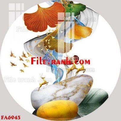 File in lụa File gốc in bộ tranh decor treo tráng gương canvas FA6943 (tân cổ điển) File gốc in bộ tranh decor treo tráng gương canvas FA6943