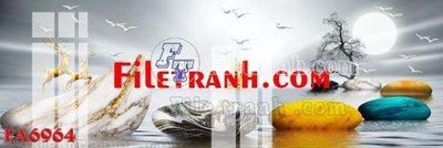 Tải file File gốc in bộ tranh decor treo tráng gương canvas FA6964 (gốc) làm tranh treo tường