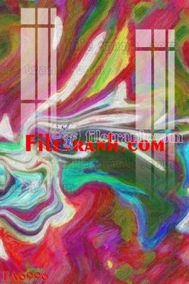 File in mica File gốc in bộ tranh decor treo tráng gương canvas FA6996 (bản gốc) làm vách ngăn