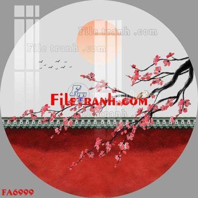 File tranh File gốc in bộ tranh decor treo tráng gương canvas FA6999 (gốc) chủ đề tĩnh vật