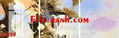 File in trần File gốc in bộ tranh decor treo tráng gương canvas FA759 (bản gốc) đại dương