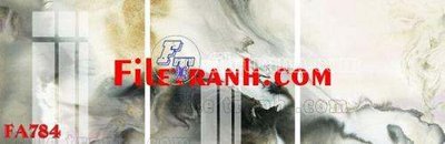 File gốc in ấn File gốc in bộ tranh decor treo tráng gương canvas FA784 độ phân giải cao