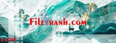 File tranh File gốc in bộ tranh decor treo tráng gương canvas FA799 (gốc) in backlit film