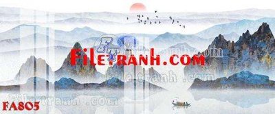 File gốc File gốc in bộ tranh decor treo tráng gương canvas FA805 (trang trí) phòng ngủ